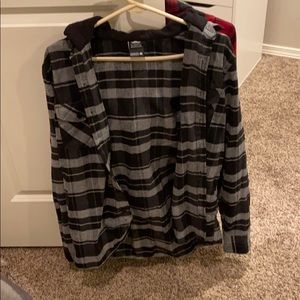 Hooded flannel!